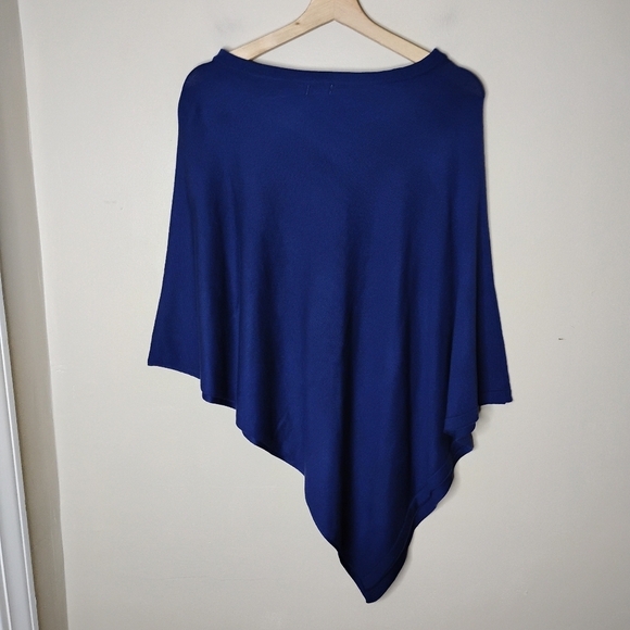 Top It Off Nautical Knit Cape Beachy Vacation Southern Preppy One Size NWT - Picture 5 of 8